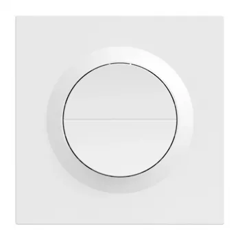 Tweekanaals slimme wandschakelaar Sonoff MINI-2GS-E — compact inbouwrelais voor twee stroomkringen, Matter-compatibel
