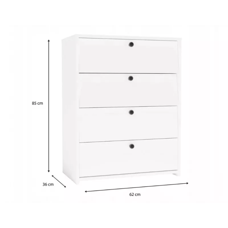 LOKA schoenenkast, wit