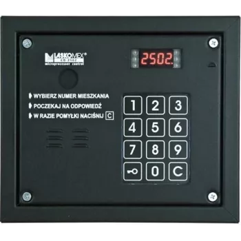 Audio-deurintercom Laskomex CP-2503R zwart met RFID-kaartlezer