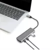 LogiLink USB 3.2 Gen2-hub 7+1-poorts 2x USB-A 5x USB-C PD 100W aluminium