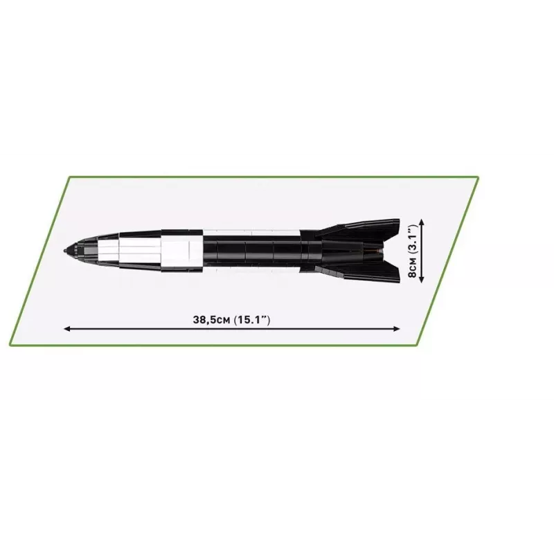 Bouwset COBI V2 raket 560 onderdelen Tweede Wereldoorlog