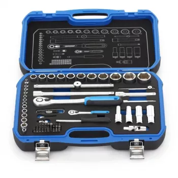Dopsleutelset Gedore 19 BMC 20 — 69-delige, 1/4 inch en 1/2 inch aandrijving