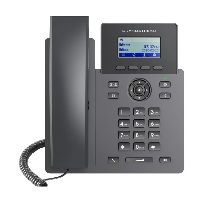 Grandstream Networks GRP2601P IP-telefoon zwart 2 lijnen LCD