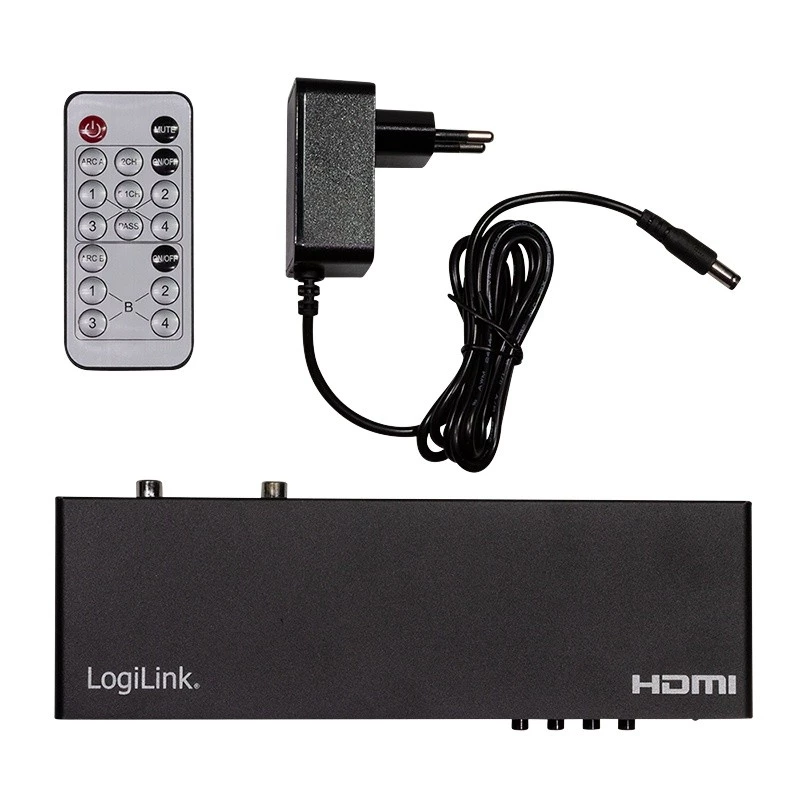 HDMI-switch 4x2-poorts 4K/60Hz