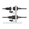 Good Connections industriële stekker S4 USB 2.0 kabel, USB-A naar Mini-USB, 1 m (IC04-U202)