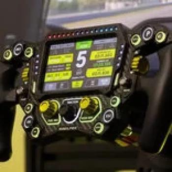 Simagic SOELPEC Spectra XR stuurwiel – racing-controller, neon afwerking