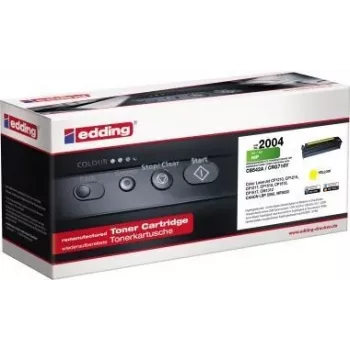 EDDING Toner EDD-2004 geel 1,4K voor HP CB542A - tonereenheid
