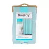 Douchegordijn Beldray LA035655FAS wafeldesign blauw, stoffen douchegordijn 180x180 cm