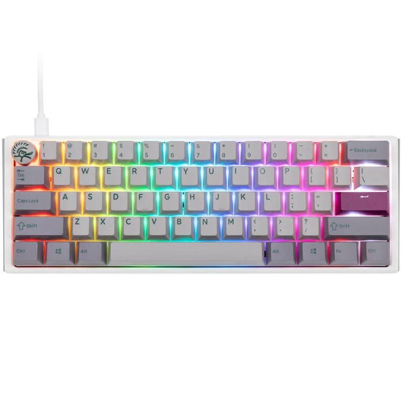 Ducky One 3 Mini Mist grijs toetsenbord gaming USB US English