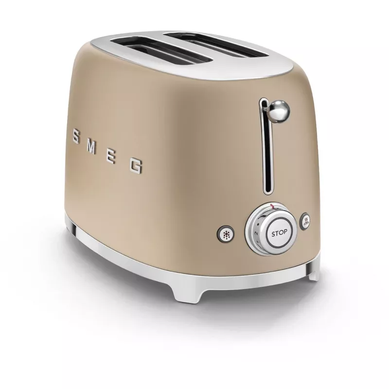 Broodrooster Smeg 50's Style TSF01CHMEU 2 sneetjes goud 950W