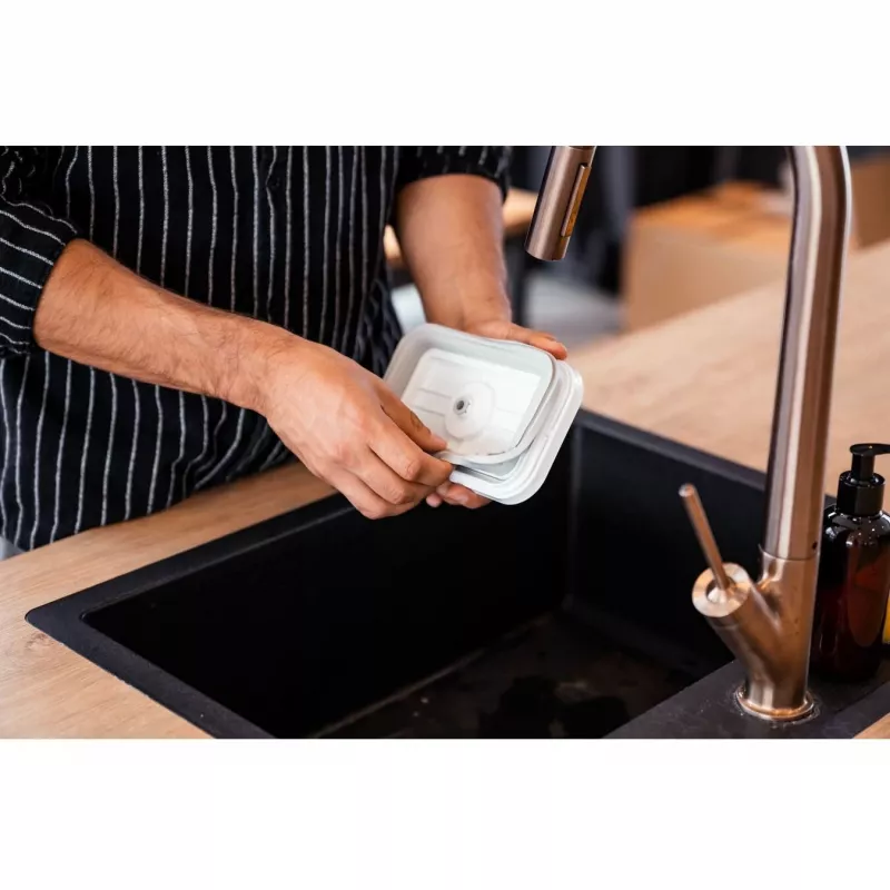Zwilling Fresh & Save 36804-100-0 vacuüm voedselcontainer S, 0,4 l, kunststof, wit