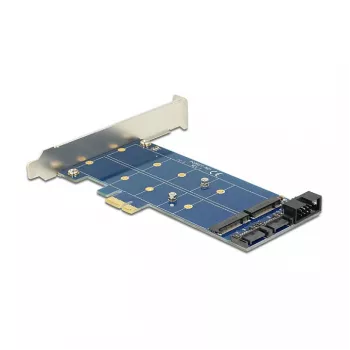 DeLOCK 89374 PCI Express x1-kaart naar 2x interne M.2 NGFF