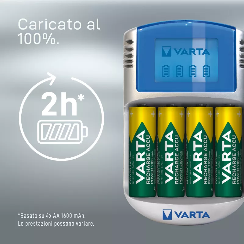 Batterijoplader Varta POWERLCD