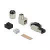 Stekkerverbinder DeLOCK 86489 1x RJ-45 grijs