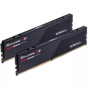 DIMM 32 GB DDR5-6400 (2x 16 GB) dual-kit, werkgeheugen zwart, F5-6400J3239G16GX2-RS5K, Ripjaws S5, INTEL XMP