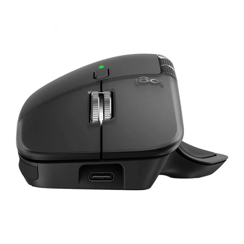 Logitech MX Master 4 – muis – Bluetooth, 2,4 GHz – Graphite