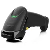 Qoltec 50853 handheld laser-barcodescanner 1D/2D, bedraad USB, 1,65 m kabel, 97x65x167 mm, 105 g, zwart