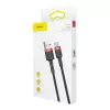 Mobiele-telefoonkabel Baseus rood 1m USB A USB C