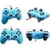Bedrade controller SUBSONIC SA5488-1 Neon Blue — voor Nintendo Switch, bedrade verbinding
