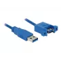 USB-kabel DeLOCK USB 3.0 A 1m 85112