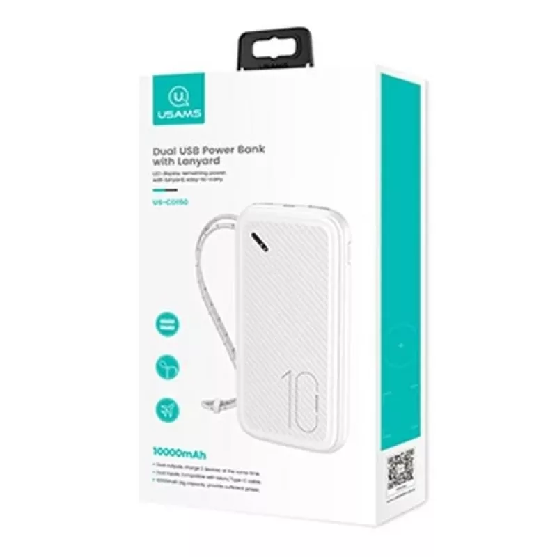 Powerbank PB56 10000mAh 2xUSB wit