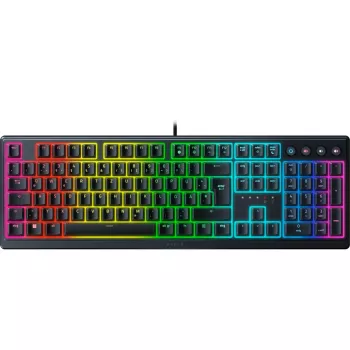 Razer Ornata V3, mecha-membrane switches, 10 Razer Chroma RGB Lighting Zones, 1000 Hz Ultrapolling, verlichte toetsen, soft-touch polssteun - Duitse indeling