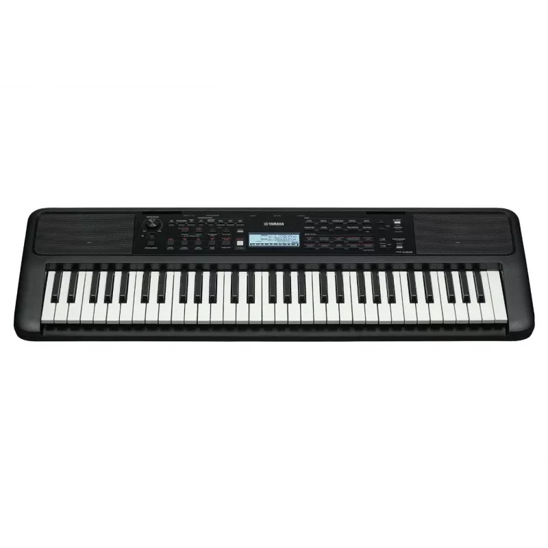Keyboard YAMAHA PSR-E383 — draagbaar 61-toetsen MIDI-keyboard, LCD-display, USB, ingebouwde luidsprekers, batterijgevoed (6), zwart