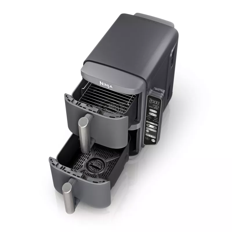 Ninja Double Stack XL heteluchtfriteuse 2 vakken met temperatuursonde SmartCook 9,5 L SL451EU