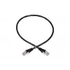 Netwerkkabel Extralink LAN Patchkabel Cat.5e RJ-45 F/UTP 0,5 m zwart