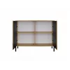 KAMARO 2D smalle commode, kasjmierkleur