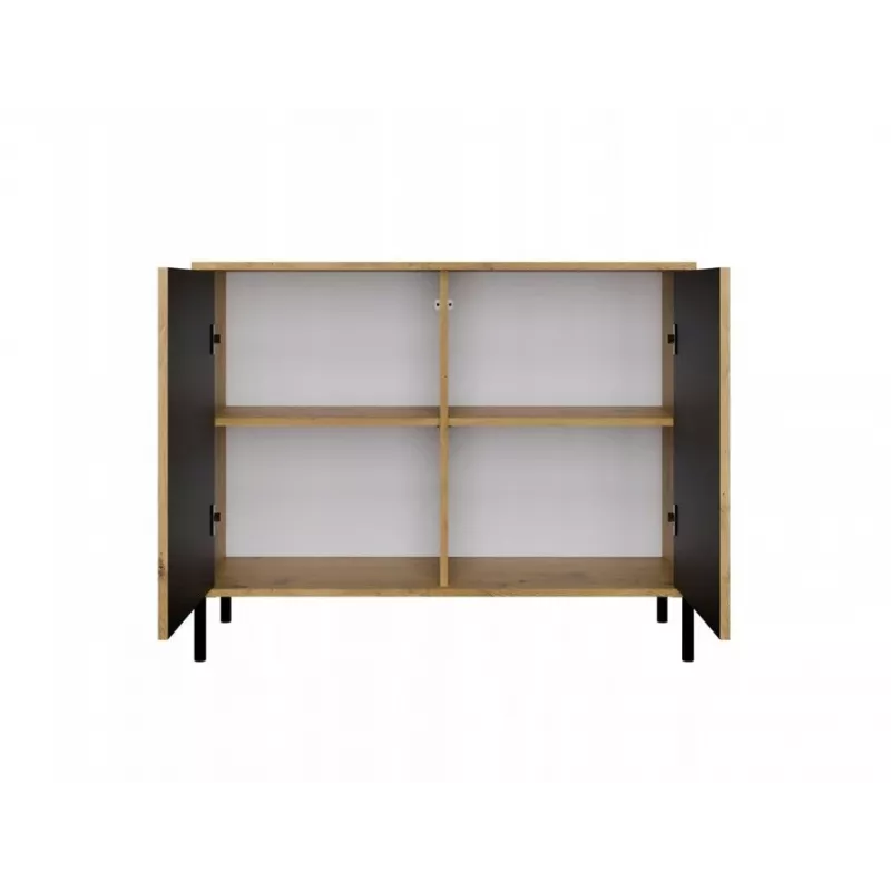 KAMARO 2D smalle commode, kasjmierkleur