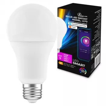 LED-lamp Extralink Smartlife E27 A70 2700–6500K Wi‑Fi 220–240V
