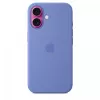 iPhone 16 siliconenhoesje met MagSafe - periwinkle