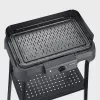 SEVERIN PG 8596 tafel-elektrogrill, 2000 W, rechthoekig rooster, zwart, draaiknop