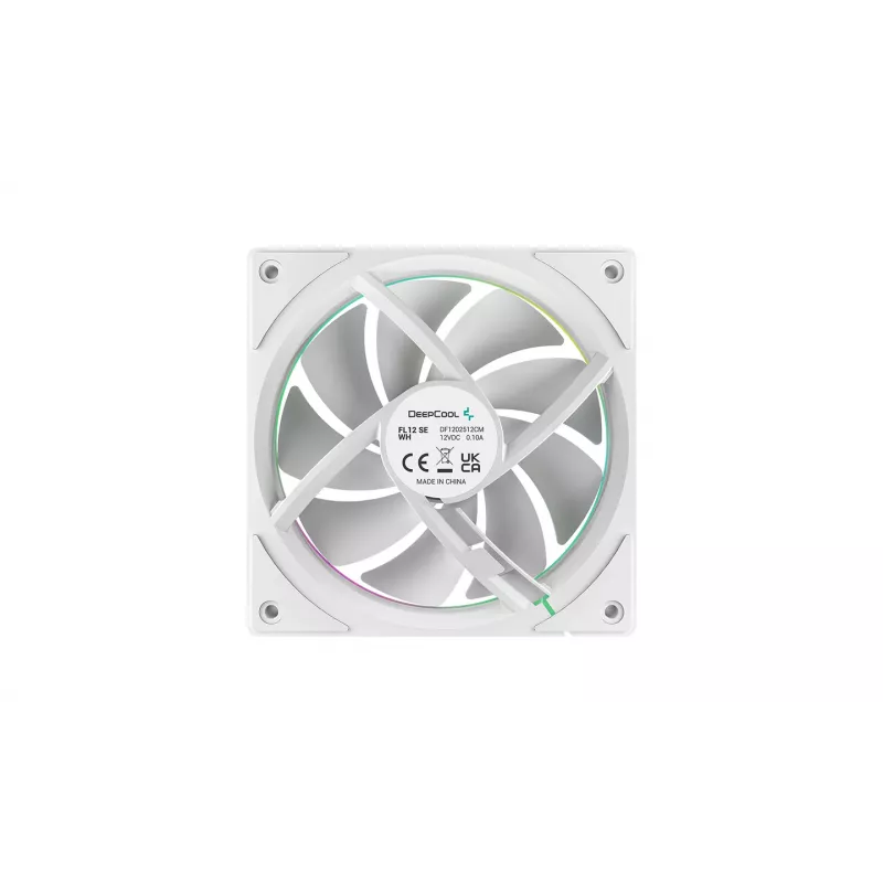 Computer-behuizingsventilator DeepCool FL12 SE WH 12 cm wit 3 stuks