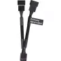 PWM-fan Y-kabel THERMALTAKE Tt Mod AC-060-CO1OTN-F1 4-pin, 3-pack