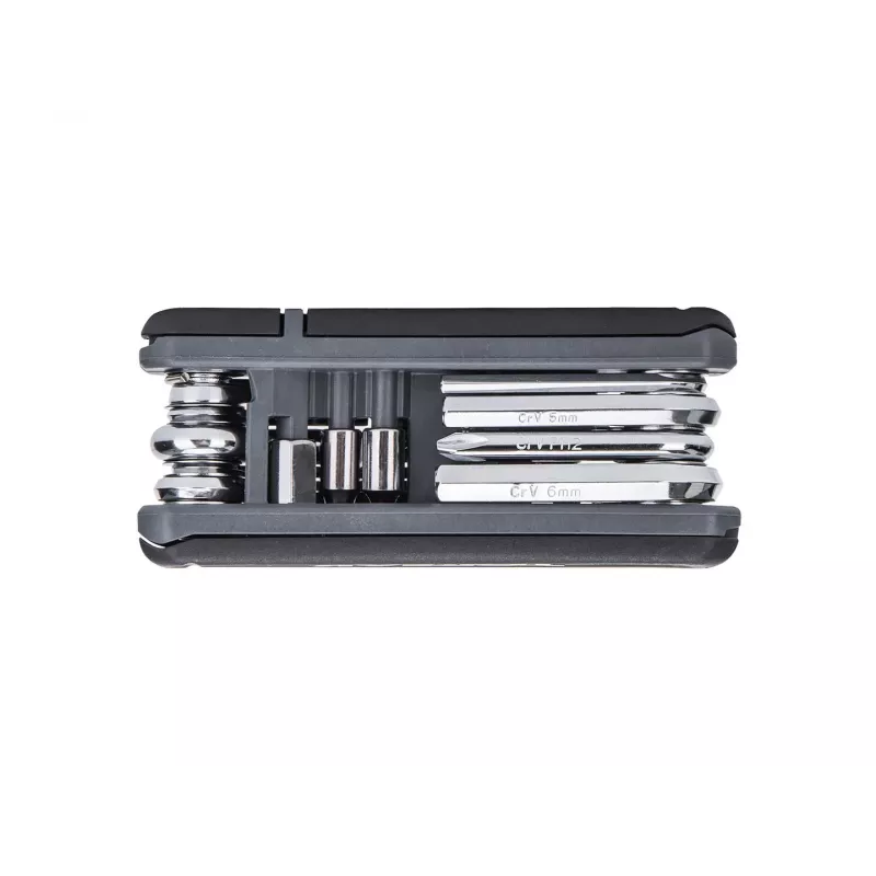 Multitool Topeak Hexus X zwart roestvrij staal 90mm