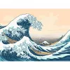 Kleurset Ravensburger CreArt ART Collection De grote golf Hokusai 23690 — schilderen-op-nummer-kunstset
