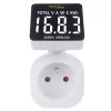 Energie-wattmeter GreenBlue GB620E voor 220V-net, max. 16 A, insteekbare stroom-/energiemeter