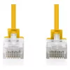 Patchkabel CAT6 U-UTP slank, DIGITUS DK-1618-005S-Y-10, 0,5 m, geel, 10-pack