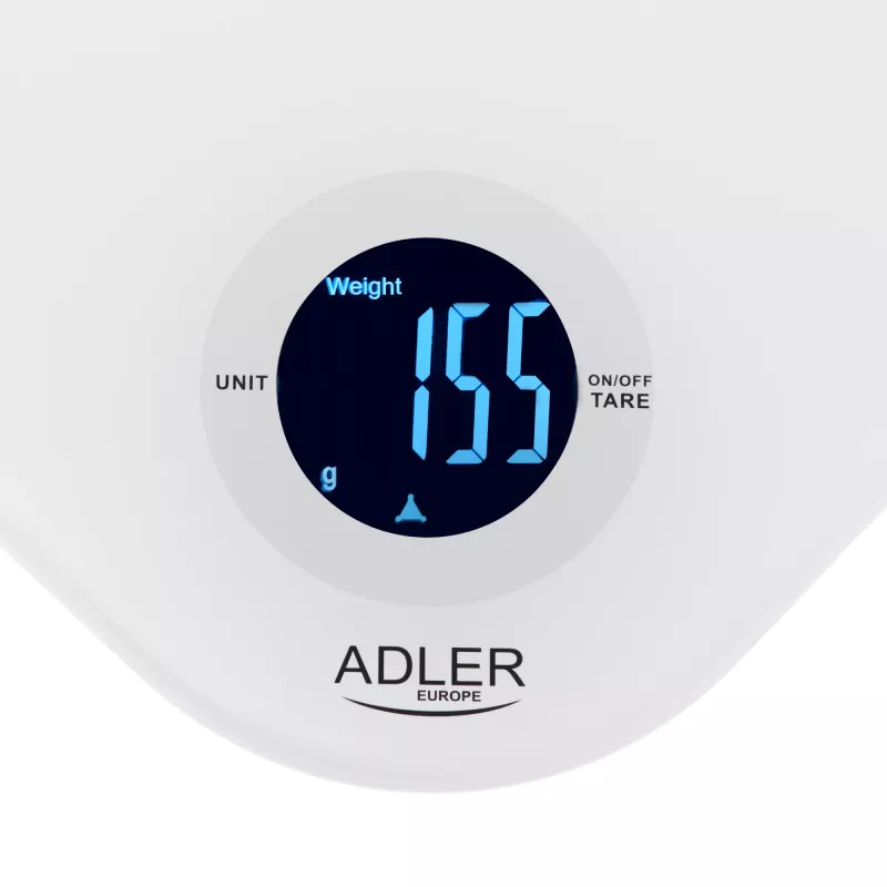 Keukenweegschaal Adler AD 3180 verdeling 1 g LCD wit
