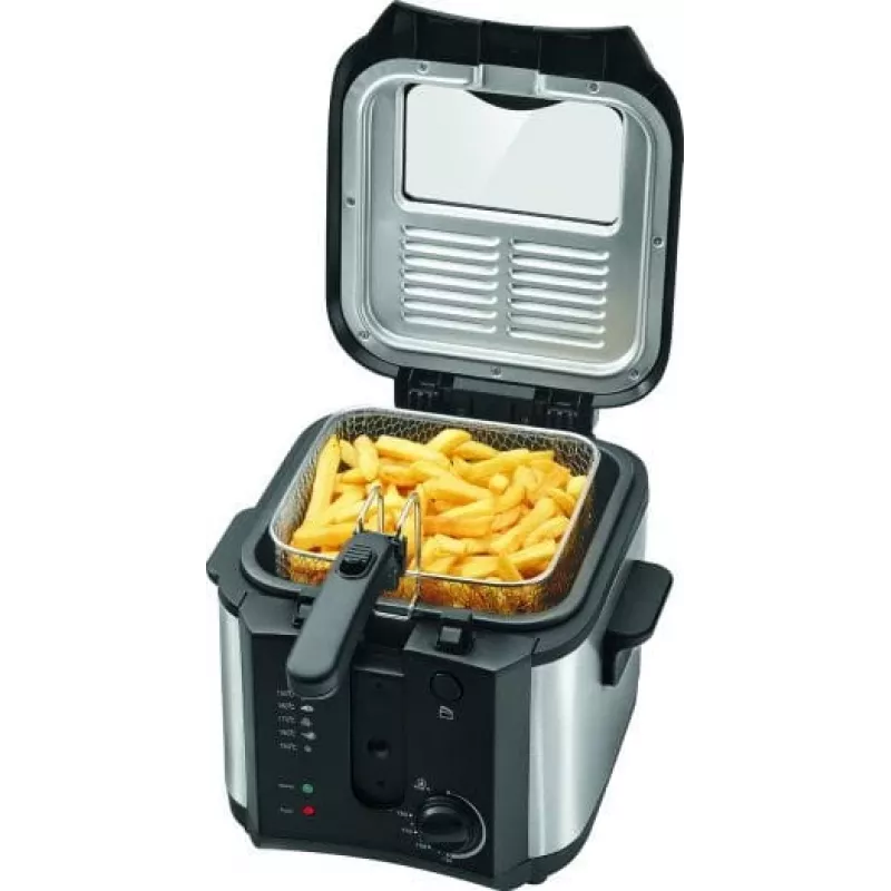 Friteuse Clatronic FR 3649 single 2,5 l 1600 W zwart