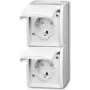 Busch Jaeger 20-02 EBW-54 stopcontact CEE 7/3 wit (2084-0-0722)