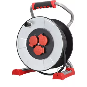 Kabelhaspel Bachmann Profi-Kabelhaspel IronCoat 399.194 — 25 m kabel, 3×1,5 mm²
