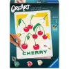 Schilderset Ravensburger CreArt – kersen (design 25514) – creatieve schilderset voor volwassenen en jongeren
