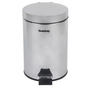 Beldray LA038098SSAFEU7 pedaalemmer 3 liter soft-close roestvrij staal