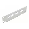 Glasvezel patchpaneel DeLOCK 10 inch 12 poorten SC simplex LC duplex 1U grijs