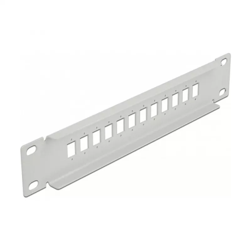 Glasvezel patchpaneel DeLOCK 10 inch 12 poorten SC simplex LC duplex 1U grijs