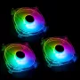 Lamptron Icecloud+ ARGB 120 Triple PWM ventilatorset, transparant, LAMP-ABAR103