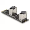 DeLOCK converter M.2 2280 Key B+M stekker naar 8 x SATA